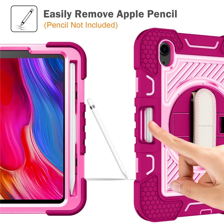 Hand Strap Kickstand for iPad mini (2021) Tablet Case with Shoulder Strap