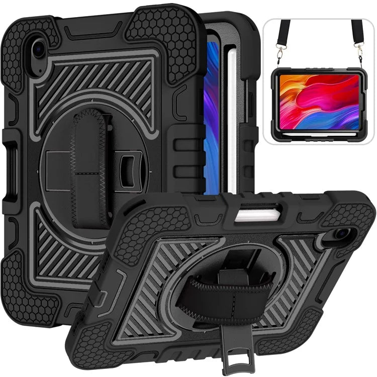 Hand Strap Kickstand for iPad mini (2021) Tablet Case with Shoulder Strap