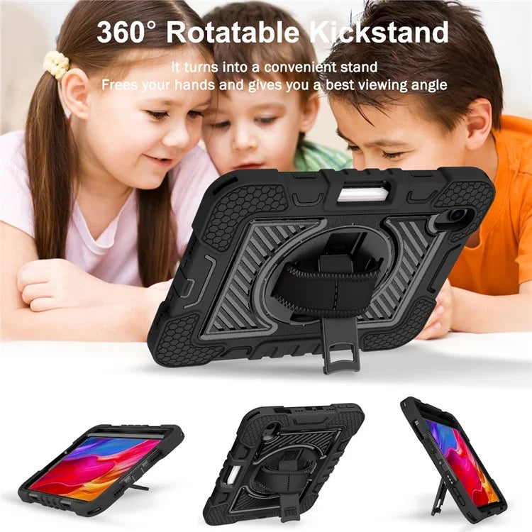 Hand Strap Kickstand for iPad mini (2021) Tablet Case with Shoulder Strap