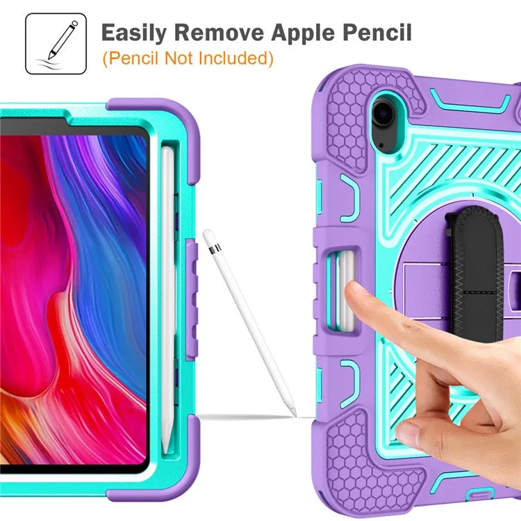 Hand Strap Kickstand for iPad mini (2021) Tablet Case with Shoulder Strap