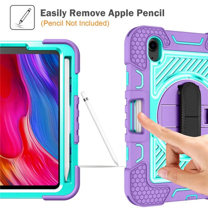 Hand Strap Kickstand for iPad mini (2021) Tablet Case with Shoulder Strap