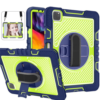 For iPad Air (2020) / (2022) / iPad Pro 11 (2018) / (2020) / (2021) / (2022) Tablet Kickstand Case with Shoulder Strap