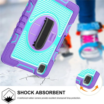For iPad Air (2020) / (2022) / iPad Pro 11 (2018) / (2020) / (2021) / (2022) Tablet Kickstand Case with Shoulder Strap