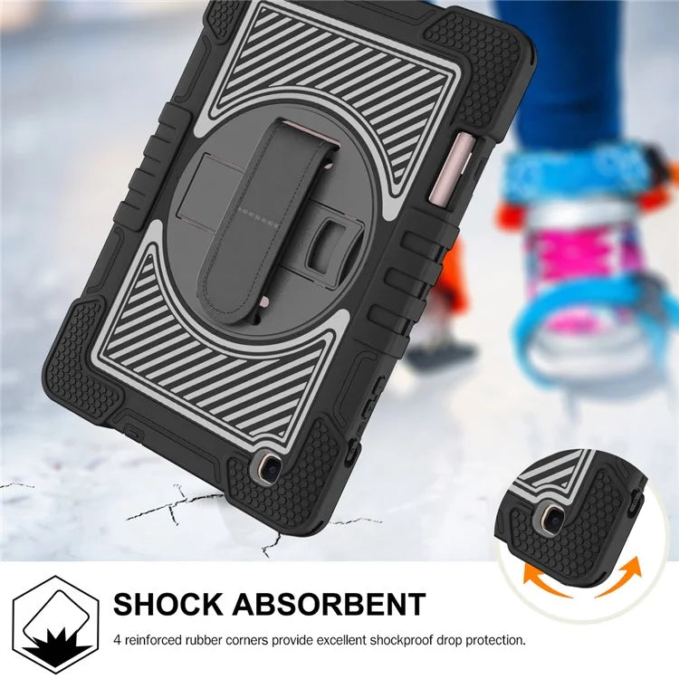 For Samsung Galaxy Tab S6 Lite (2024) / S6 Lite (2022) / S6 Lite (2020) Kickstand Tablet Case with Shoulder Strap