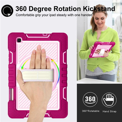 For Samsung Galaxy Tab S6 Lite (2024) / S6 Lite (2022) / S6 Lite (2020) Kickstand Tablet Case with Shoulder Strap