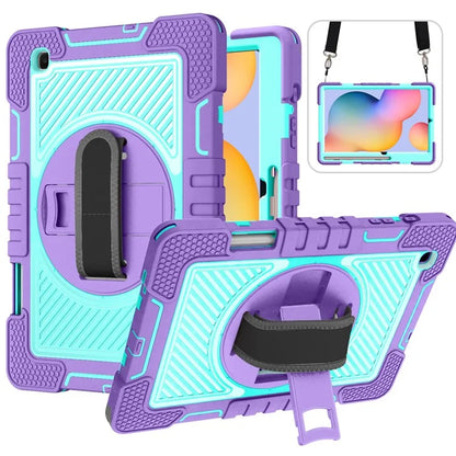 For Samsung Galaxy Tab S6 Lite (2024) / S6 Lite (2022) / S6 Lite (2020) Kickstand Tablet Case with Shoulder Strap