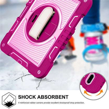 For iPad 10.2 (2021) / (2020) / (2019) Kickstand Case Tablet Cover with Shoulder Strap