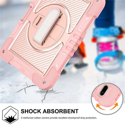 For iPad 10.2 (2021) / (2020) / (2019) Kickstand Case Tablet Cover with Shoulder Strap