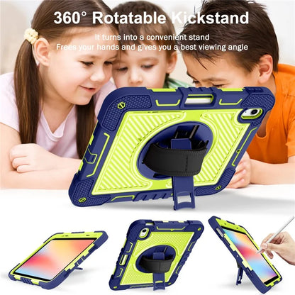 For iPad 10.9 (2022) Case Kickstand Anti-drop Tablet Cover with Shoulder Strap