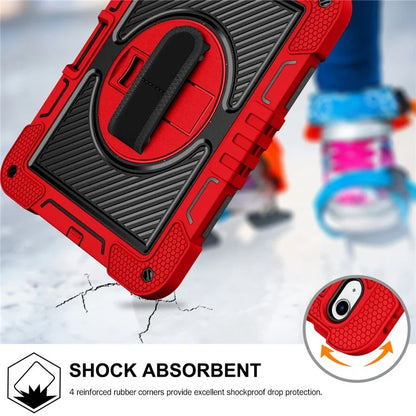 For iPad 10.9 (2022) Case Kickstand Anti-drop Tablet Cover with Shoulder Strap