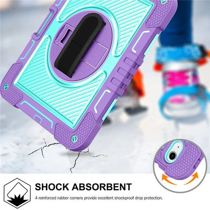 For iPad 10.9 (2022) Case Kickstand Anti-drop Tablet Cover with Shoulder Strap