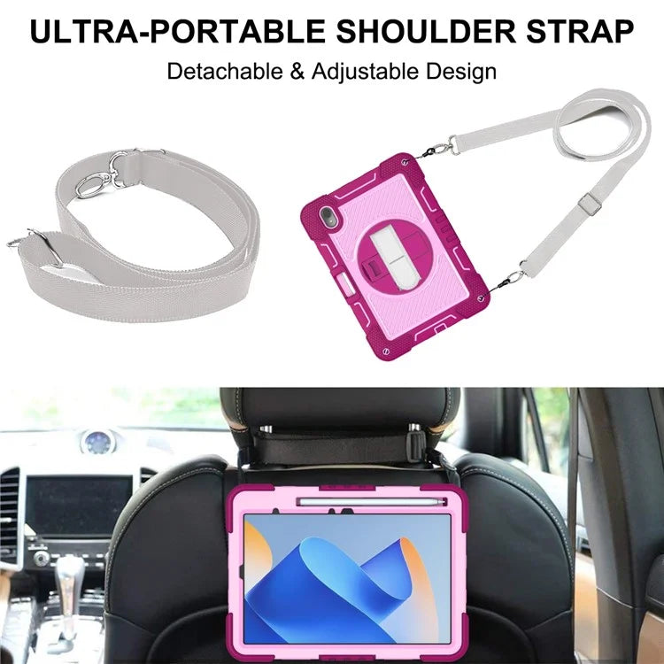 For Huawei MatePad 11 (2023) Tablet Case Shockproof Cover with Kickstand Shoulder Strap