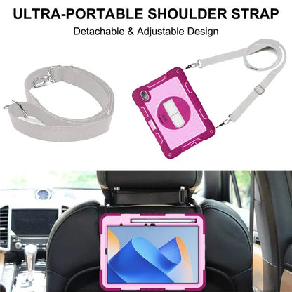 For Huawei MatePad 11 (2023) Tablet Case Shockproof Cover with Kickstand Shoulder Strap