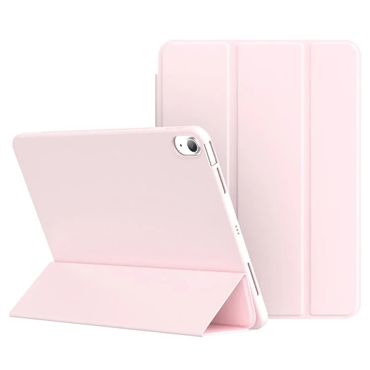 For iPad Air (2020) / (2022) Tablet Case Tri-fold Stand TPU+PU Leather Cover