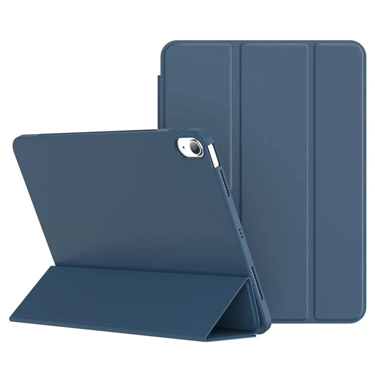 For iPad 10.9 (2022) Tri-fold Stand Tablet Case Leather+TPU Cover