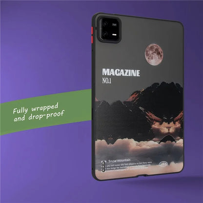 For Xiaomi Pad 6 / Pad 6 Pro Shockproof Tablet Case Landscape Series Pattern Cover