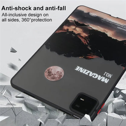 For Xiaomi Pad 6 / Pad 6 Pro Shockproof Tablet Case Landscape Series Pattern Cover