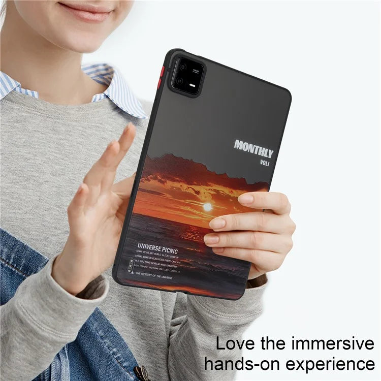 For Xiaomi Pad 6 / Pad 6 Pro Shockproof Tablet Case Landscape Series Pattern Cover