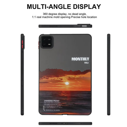 For Xiaomi Pad 6 / Pad 6 Pro Shockproof Tablet Case Landscape Series Pattern Cover