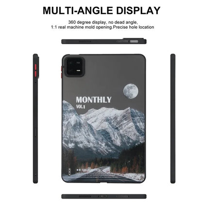 For Xiaomi Pad 6 / Pad 6 Pro Shockproof Tablet Case Landscape Series Pattern Cover