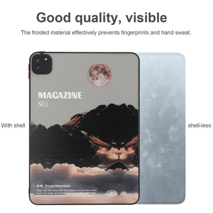For iPad Pro 11 (2020) / (2021) / (2022) Tablet Case PC+TPU Pattern Slim Cover