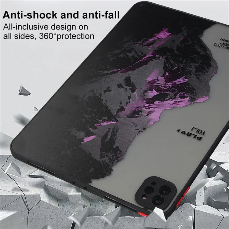 For iPad Pro 11 (2020) / (2021) / (2022) Tablet Case PC+TPU Pattern Slim Cover