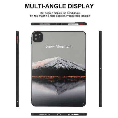 For iPad Pro 11 (2020) / (2021) / (2022) Tablet Case PC+TPU Pattern Slim Cover
