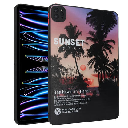 For iPad Pro 11 (2020) / (2021) / (2022) Tablet Case PC+TPU Pattern Slim Cover