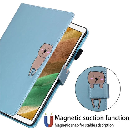 For Samsung Galaxy Tab A7 Lite 8.7-inch Leather Case Card Slots Tablet Cover