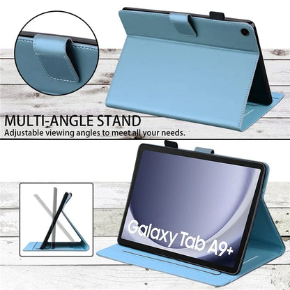 For Samsung Galaxy Tab A9+ Tablet Case Leather Cover Cartoon Animal Pattern