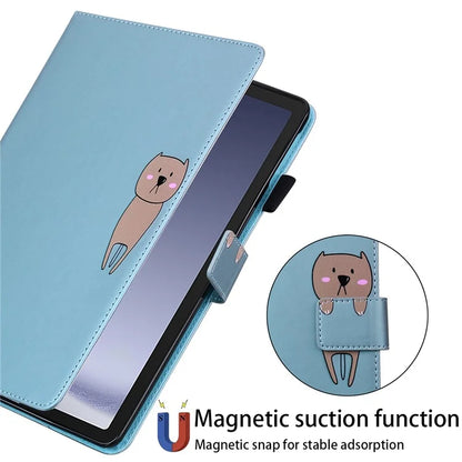 For Samsung Galaxy Tab A9+ Tablet Case Leather Cover Cartoon Animal Pattern