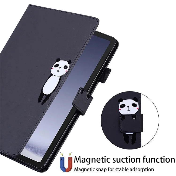 For Samsung Galaxy Tab A9+ Tablet Case Leather Cover Cartoon Animal Pattern