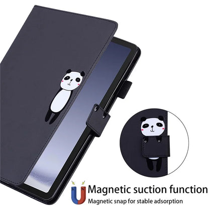 For Samsung Galaxy Tab A9+ Tablet Case Leather Cover Cartoon Animal Pattern