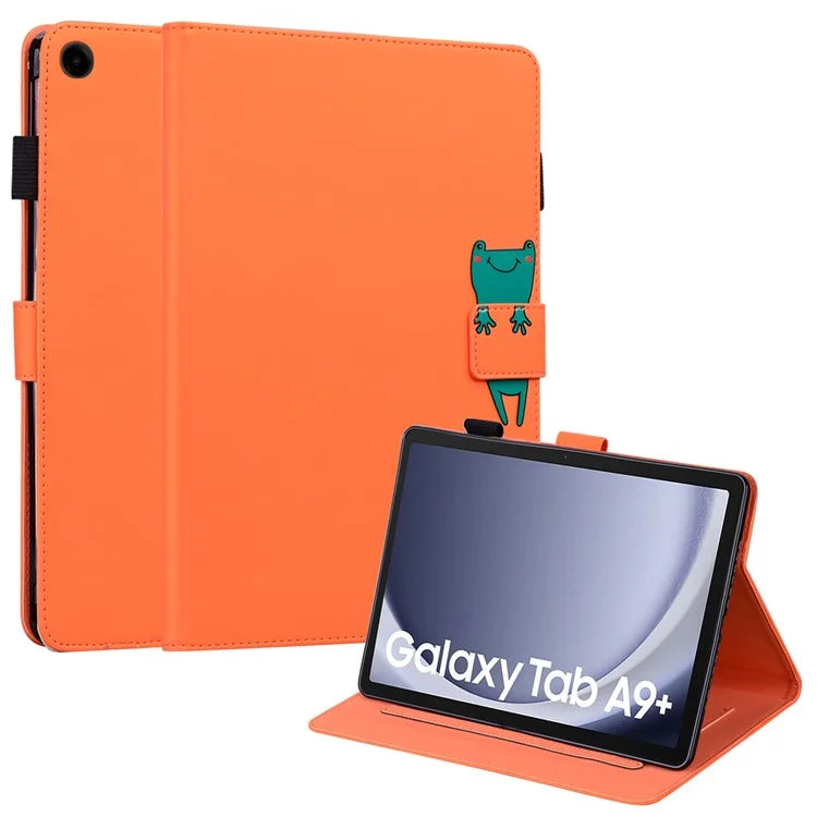 For Samsung Galaxy Tab A9+ Tablet Case Leather Cover Cartoon Animal Pattern