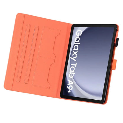 For Samsung Galaxy Tab A9+ Tablet Case Leather Cover Cartoon Animal Pattern