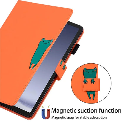 For Samsung Galaxy Tab A9+ Tablet Case Leather Cover Cartoon Animal Pattern