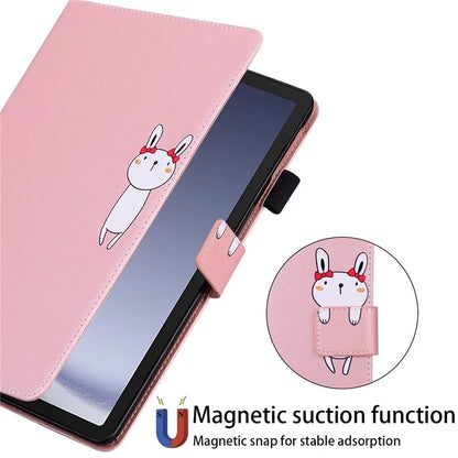 For Samsung Galaxy Tab A9+ Tablet Case Leather Cover Cartoon Animal Pattern