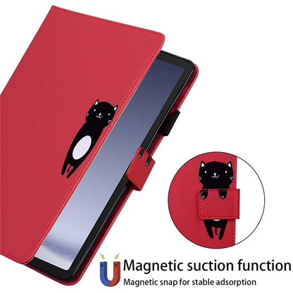 For Samsung Galaxy Tab A9+ Tablet Case Leather Cover Cartoon Animal Pattern