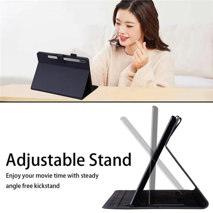 For Samsung Galaxy Tab S8 Leather Case Stand Tablet Cover Card Slots