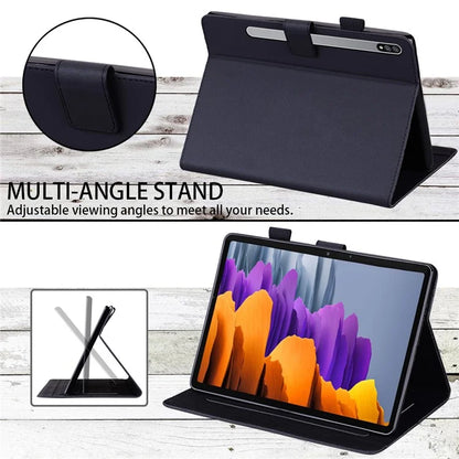 For Samsung Galaxy Tab S8 Leather Case Stand Tablet Cover Card Slots