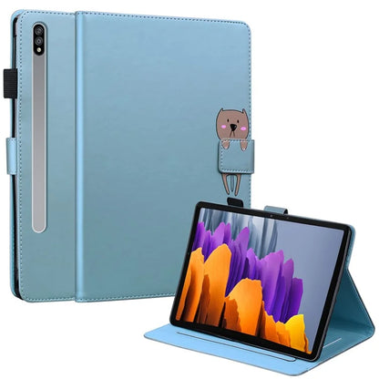 For Samsung Galaxy Tab S8 Leather Case Stand Tablet Cover Card Slots