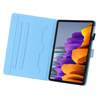 For Samsung Galaxy Tab S8 Leather Case Stand Tablet Cover Card Slots