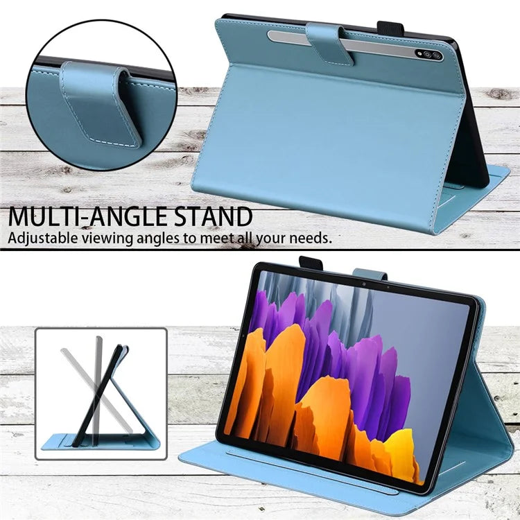 For Samsung Galaxy Tab S8 Leather Case Stand Tablet Cover Card Slots