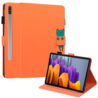 For Samsung Galaxy Tab S8 Leather Case Stand Tablet Cover Card Slots