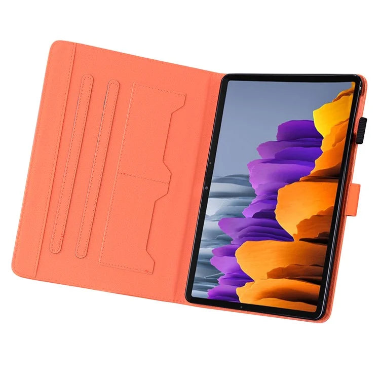 For Samsung Galaxy Tab S8 Leather Case Stand Tablet Cover Card Slots