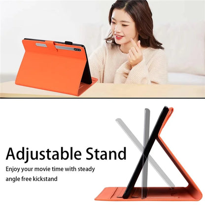 For Samsung Galaxy Tab S8 Leather Case Stand Tablet Cover Card Slots
