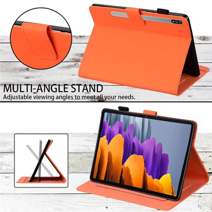 For Samsung Galaxy Tab S8 Leather Case Stand Tablet Cover Card Slots