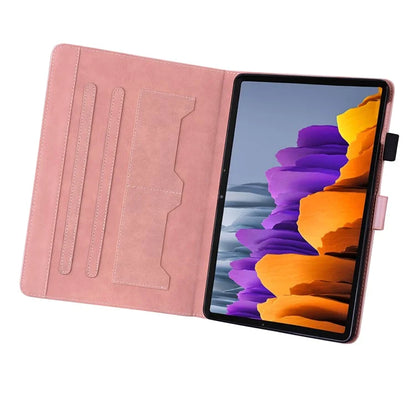 For Samsung Galaxy Tab S8 Leather Case Stand Tablet Cover Card Slots