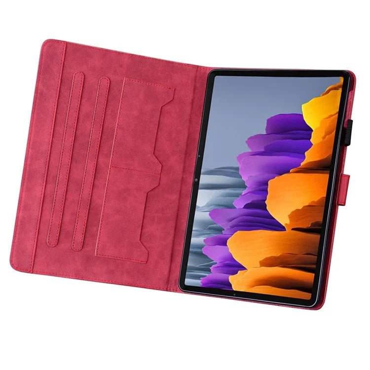 For Samsung Galaxy Tab S8 Leather Case Stand Tablet Cover Card Slots