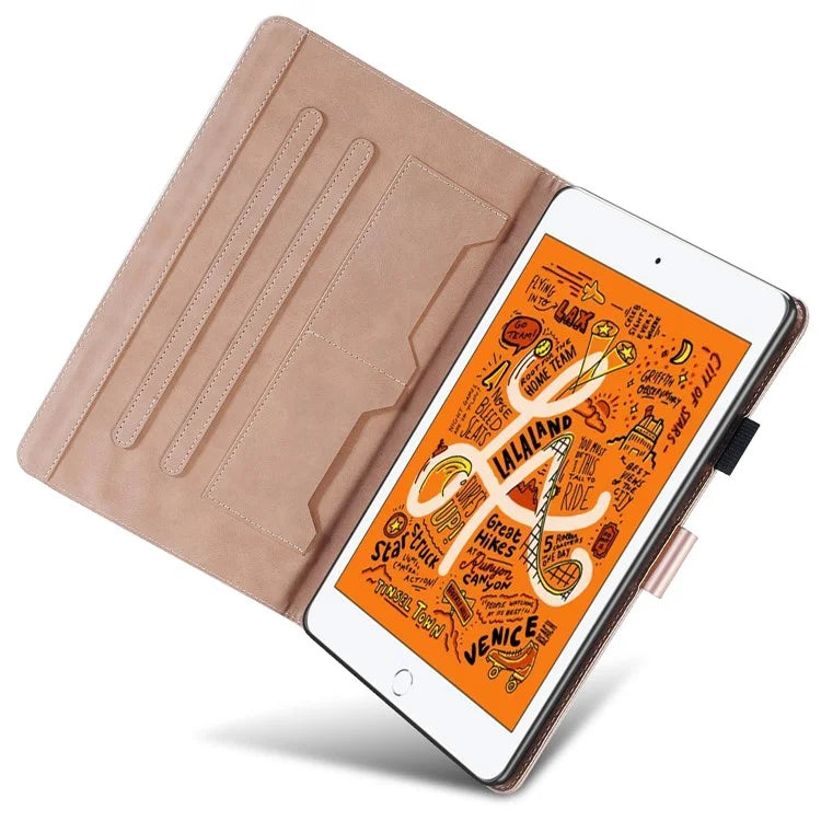 For iPad mini (2019) 7.9 inch / mini 4 / mini 3 / mini 2 / mini Tablet Case Leather Card Holder Cover